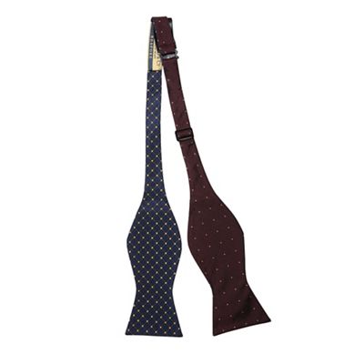 Hammond & Co. by Patrick Grant Multi-coloured reversible silk tie